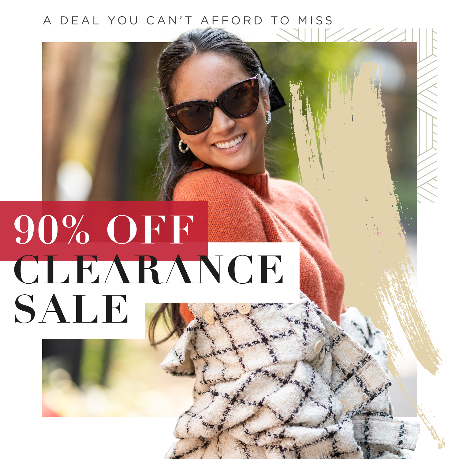 90% off clearance